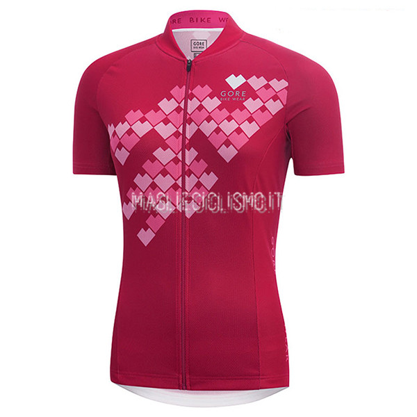 Maglia Donne Gore Bike Wear 2017 Rosso